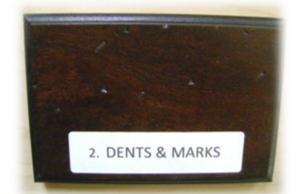 dents and marks distressing element