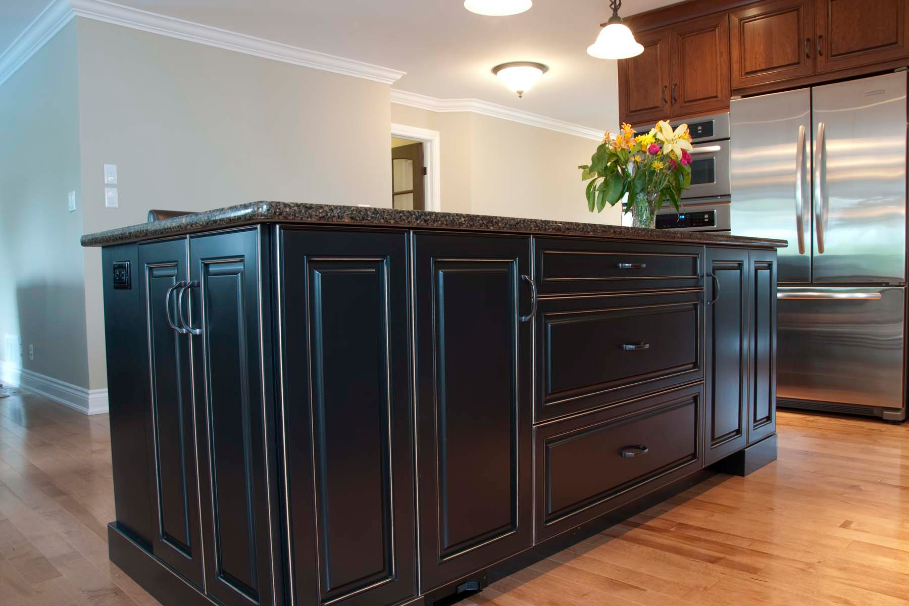 distressed kitchen cabinets