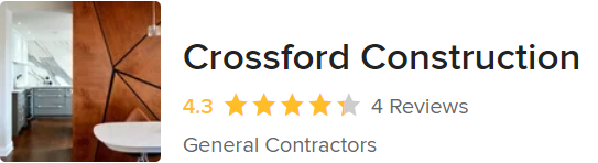 A snapshot of Crossford Construction's Houzz reviews.