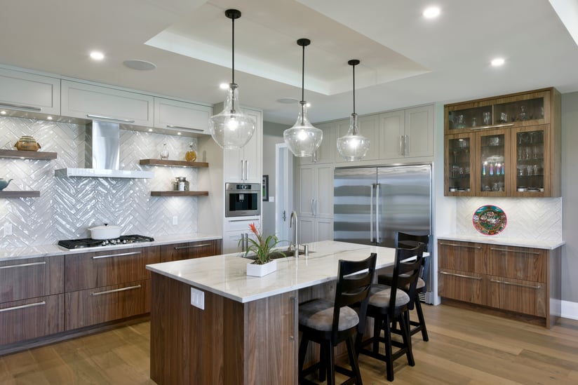 A customized Deslaurier kitchen design.