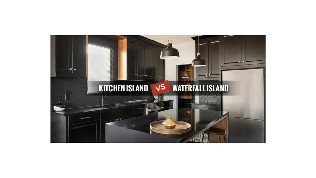 Standard Kitchen Islands vs. Waterfall Islands Featured Photos