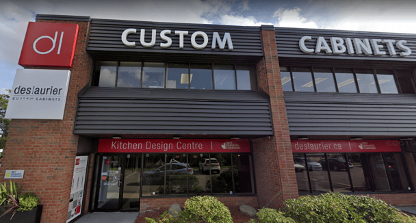 The Deslaurier Custom Cabinets showroom in Ottawa.