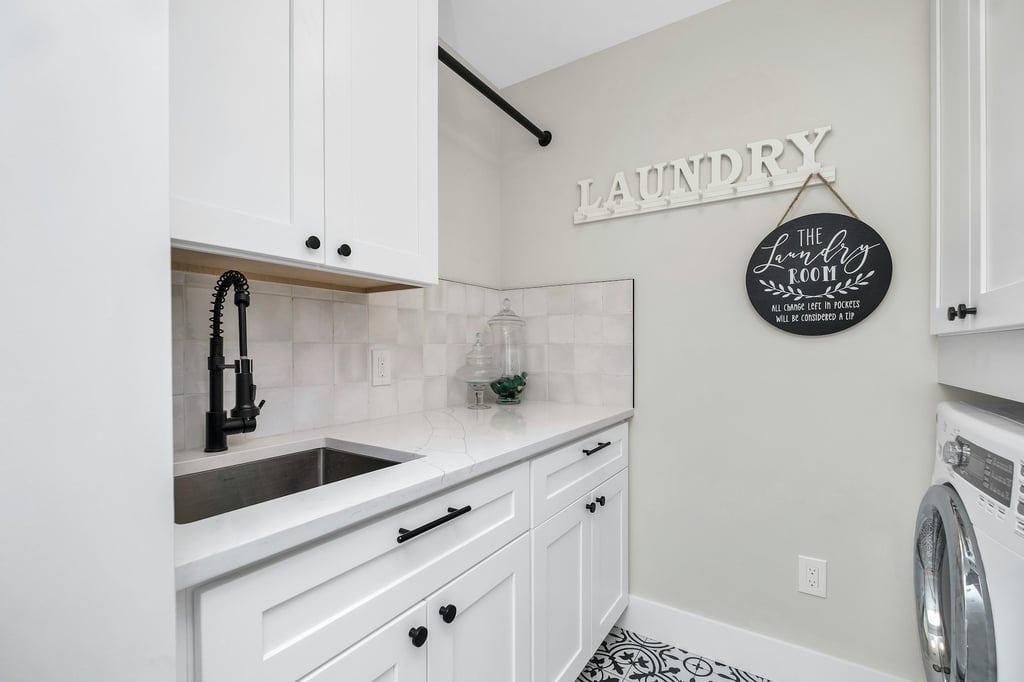 laundry room cabinet