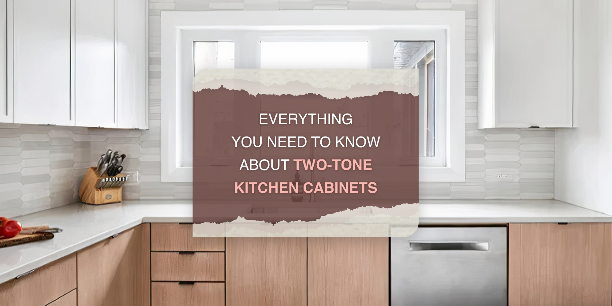 Everything You Need to Know About Two-Tone Kitchen Cabinets Two-tone kitchen cabinets are a popular trend in kitchen design that involves using two different colors or finishes for the upper and lower cabinets. This design technique can create visual interest, add depth to the space, and help break up the monotony of a single color kitchen.