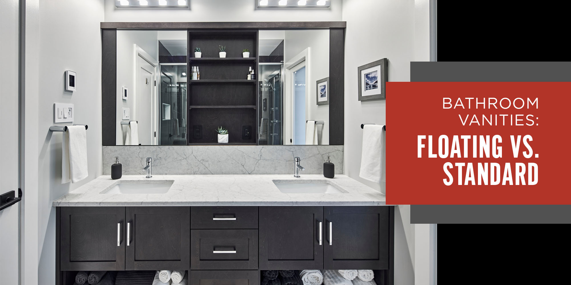 Bathroom Vanities Floating Vanity vs. Standard Vanity
